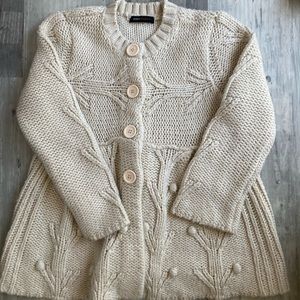 BCBGMaxAzria Babydoll Cardiganb